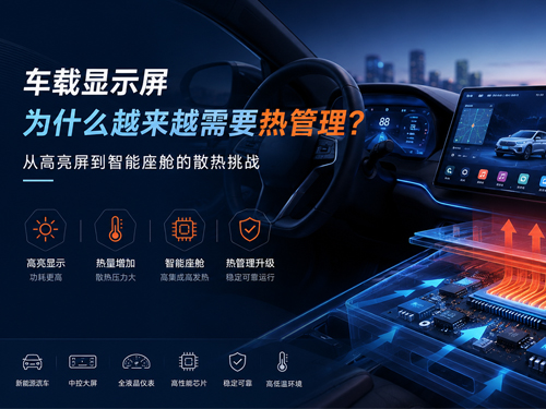 车载显示屏为什么越来越需要热管理?从高亮屏到智能座舱的散热挑战
