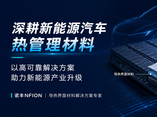 诺丰电子深耕新能源汽车热管理材料领域,以高可靠解决方案助力新能源产业升级